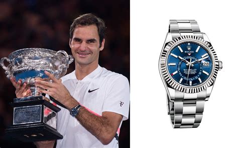 federer rolex watch 2018